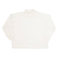 ADIDAS Womens Sweatshirt Beige 1/4 Zip UK 16