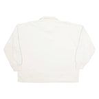ADIDAS Womens Sweatshirt Beige 1/4 Zip UK 16