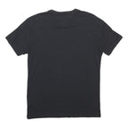 HILFIGER DENIM Mens Black Crew Neck T-Shirt S Cotton Blend Classic Fit Casual