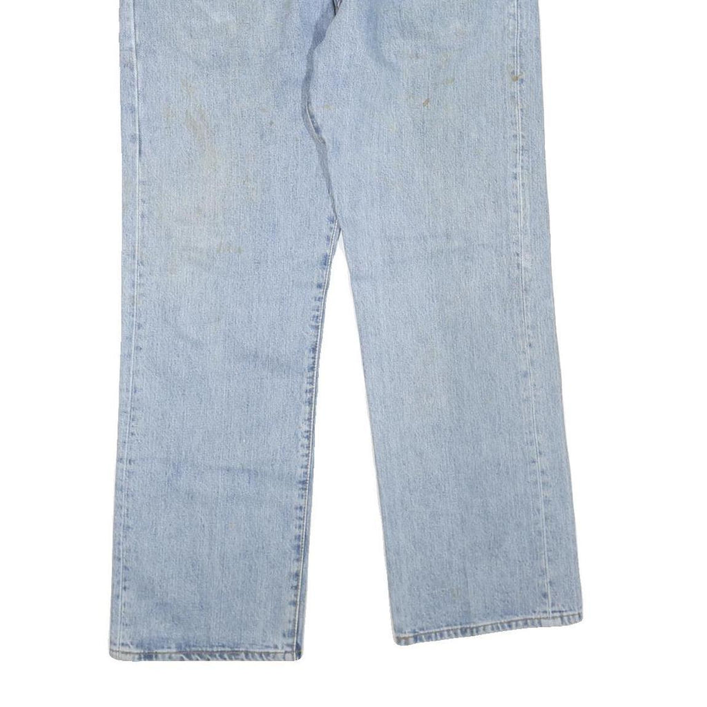 LEVI'S 501 Mens Jeans Blue Regular Straight Denim Light W38 L30 Classic Fit