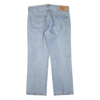 LEVI'S 501 Mens Jeans Blue Regular Straight Denim Light W38 L30 Classic Fit