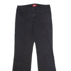 DICKIES Workwear Womens Trousers Black Regular Flared W30 L32