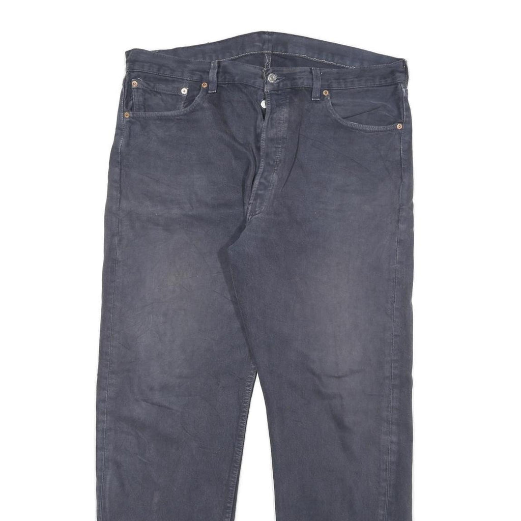 LEVI'S 501 Mens Regular Jeans Blue Denim W36 L31 Classic Button Fly
