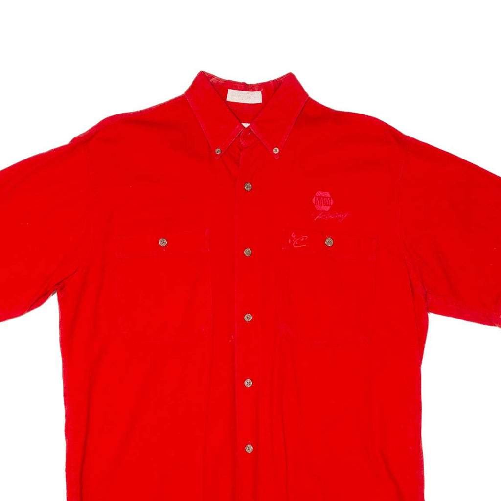 CHASE Mens Plain Shirt Red M