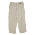SCHOFFEL Womens Beige Regular Fit Straight Leg Trousers W32 L28 Lightweight