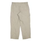 SCHOFFEL Womens Beige Regular Fit Straight Leg Trousers W32 L28 Lightweight