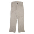 CARHARTT Mens Trousers Beige Relaxed Straight W32 L32