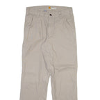 CARHARTT Mens Trousers Beige Relaxed Straight W32 L32