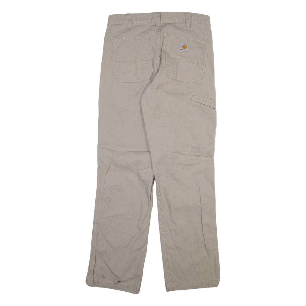 CARHARTT Mens Trousers Beige Relaxed Straight W32 L32
