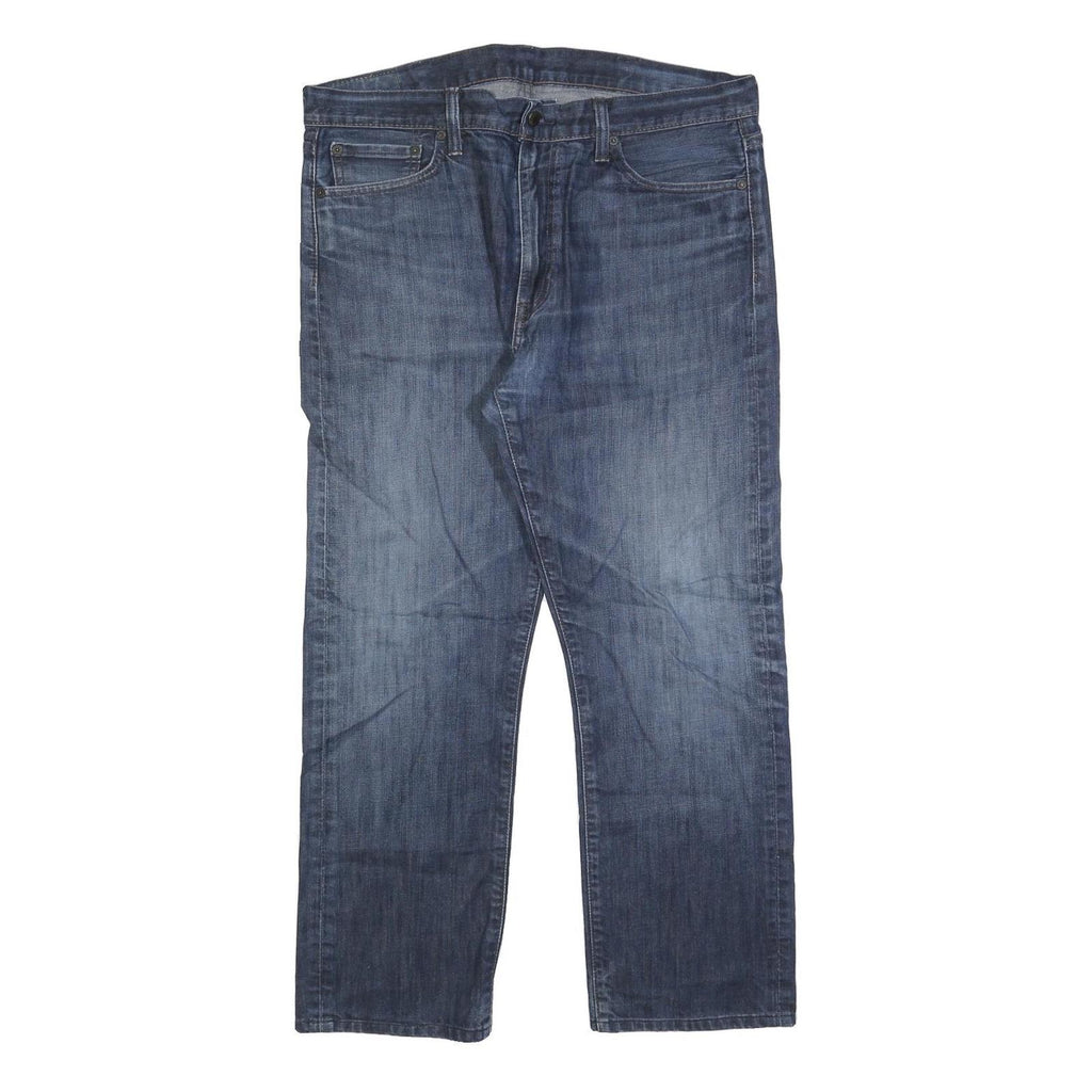 LEVI'S 513 Mens Jeans Blue Regular Straight Denim Medium W38 L27 Zip Closure