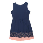 APRICOT Womens Blue & Pink Sleeveless Day Woven Plain Mini UK 10 Dress
