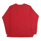 LOONEY TUNES Mens Red Long Sleeve Crew Neck Cartoon Graphic L T-Shirt