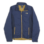 THE NORTH FACE Womens Blue & Beige Zip Jacket M Polyester Outdoor Winter Warm