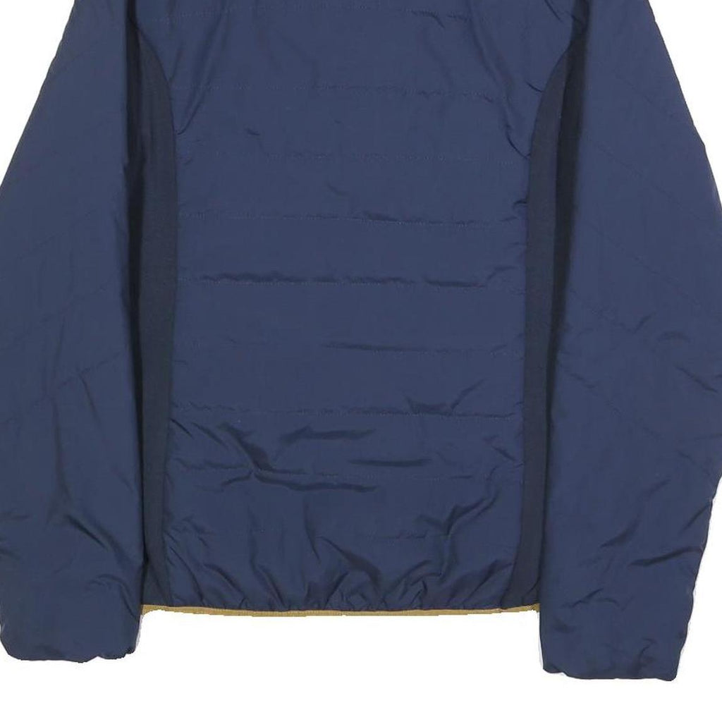 THE NORTH FACE Womens Blue & Beige Zip Jacket M Polyester Outdoor Winter Warm