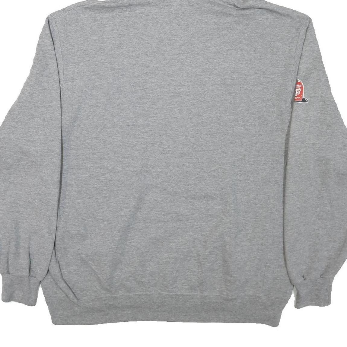 RUSSELL ATHLETIC Mens Grey Sanfrancisco Hoodie XL Cotton Blend Casual Pullover