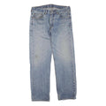 LEVI'S 505 Mens Jeans Blue Regular Straight Denim Medium W33 L32 Classic Zip