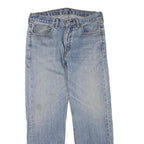 LEVI'S 505 Mens Jeans Blue Regular Straight Denim Medium W33 L32 Classic Zip