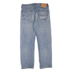 LEVI'S 505 Mens Jeans Blue Regular Straight Denim Medium W33 L32 Classic Zip