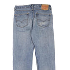 LEVI'S 505 Mens Jeans Blue Regular Straight Denim Medium W33 L32 Classic Zip