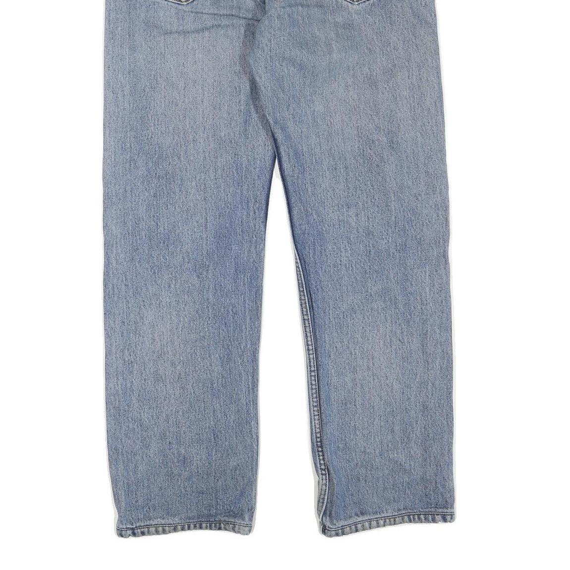 LEVI'S 505 Mens Jeans Blue Regular Straight Denim Medium W33 L32 Classic Zip