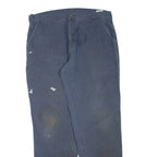 CARHARTT Mens Trousers Blue Regular Straight W38 L34