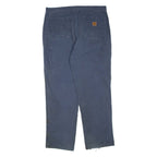 CARHARTT Mens Trousers Blue Regular Straight W38 L34