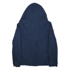 PRETTY GREEN Womens Blue Jacket 2XL Polyester Zip Hooded Casual Outerwear