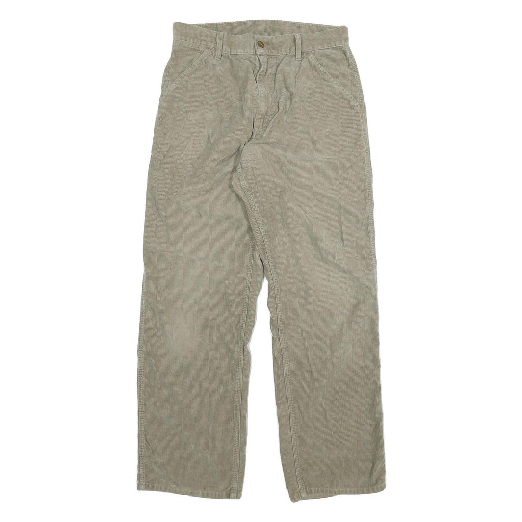 CARHARTT Mens Jeans Beige Relaxed Straight Cotton Blend W30 L30 Casual Workwear