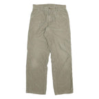 CARHARTT Mens Jeans Beige Relaxed Straight Cotton Blend W30 L30 Casual Workwear