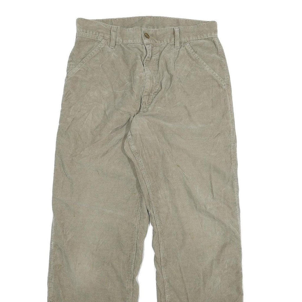 CARHARTT Mens Jeans Beige Relaxed Straight Cotton Blend W30 L30 Casual Workwear