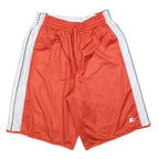 STARTER Mens Shorts Orange & White Casual M W28 Sportswear Drawstring