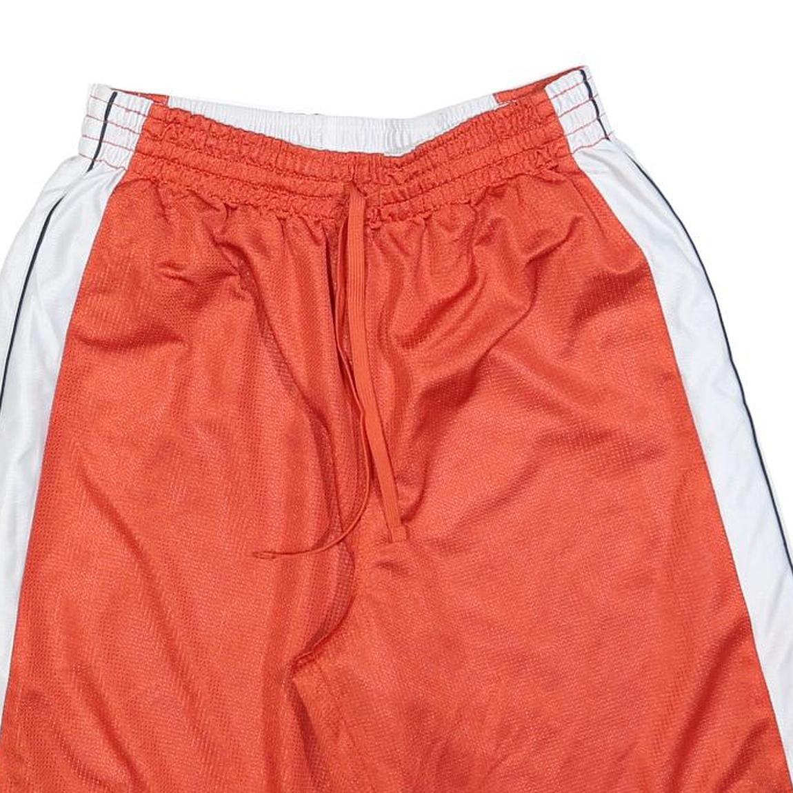STARTER Mens Shorts Orange & White Casual M W28 Sportswear Drawstring