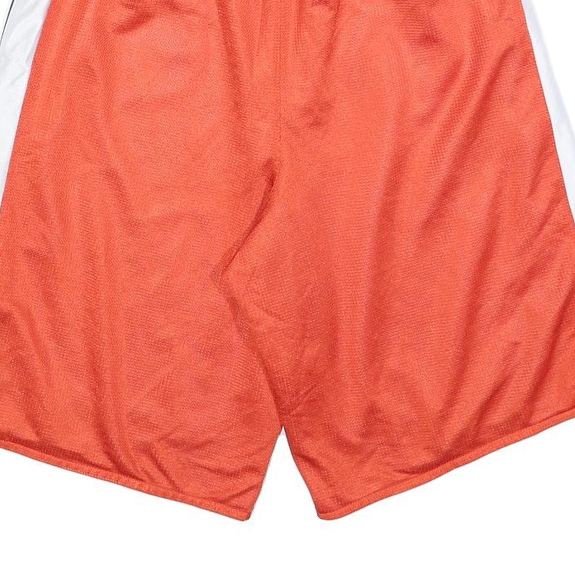 STARTER Mens Shorts Orange & White Casual M W28 Sportswear Drawstring