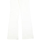 ARMOR JEANS Womens Jeans White Slim Flared Denim W28 L34 Cotton Blend Zip