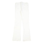 ARMOR JEANS Womens Jeans White Slim Flared Denim W28 L34 Cotton Blend Zip