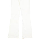 ARMOR JEANS Womens Jeans White Slim Flared Denim W28 L34 Cotton Blend Zip