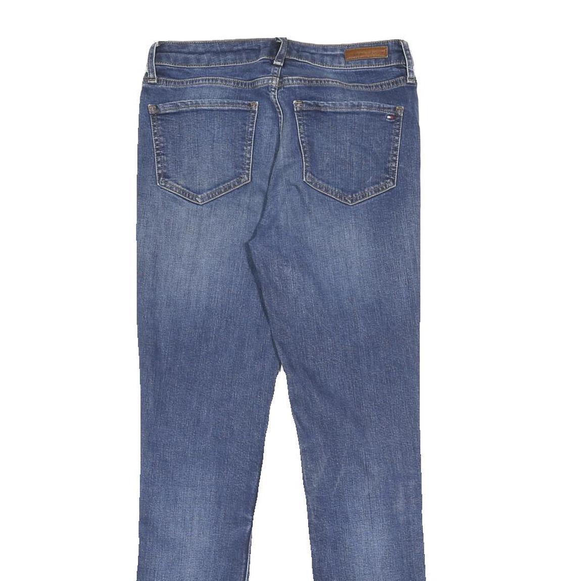 TOMMY HILFIGER Womens Jeans Blue Slim Skinny Denim Medium W27 L29 Stretch Zip