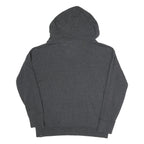 PUMA Womens Charcoal Grey Hoodie UK 14 Cotton Blend Pullover Casual Sweatshirt