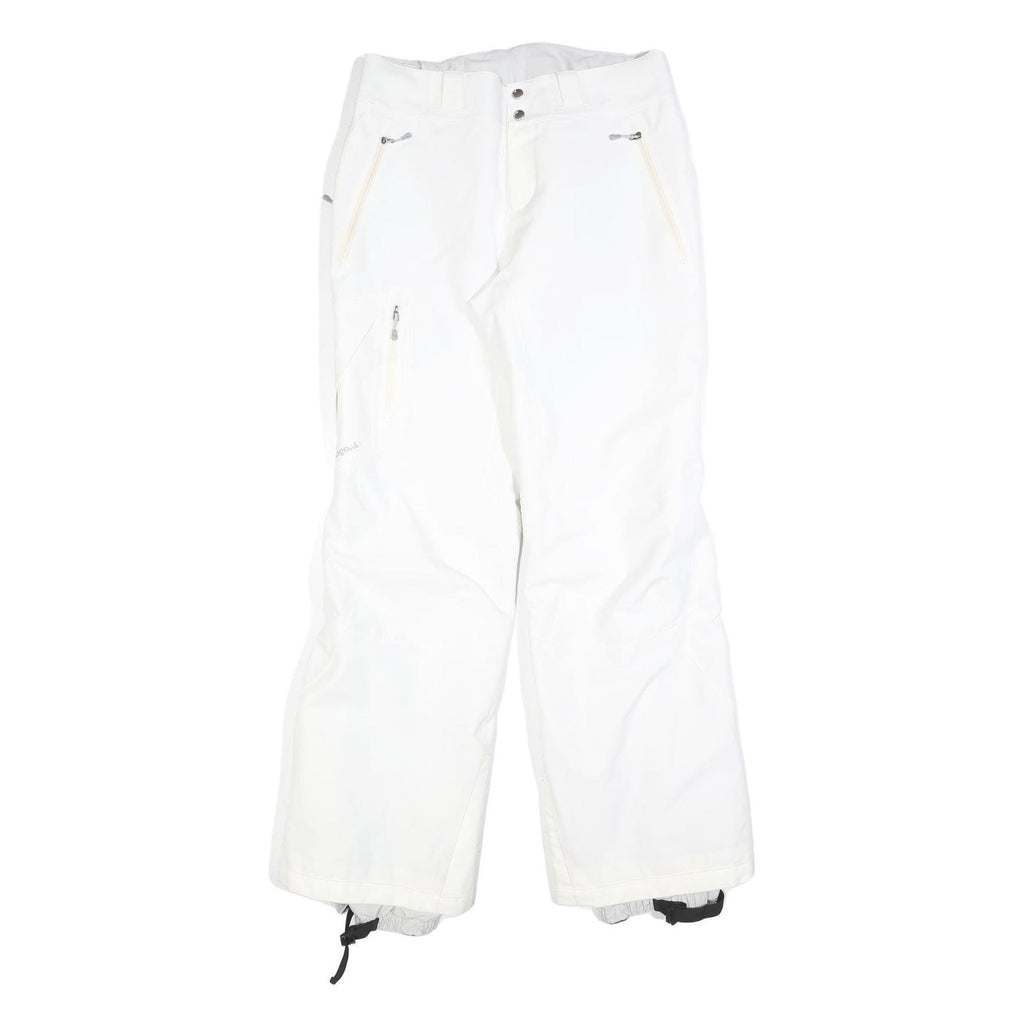 PATAGONIA Lined Womens White Regular Fit Straight Leg Trousers W32 L32