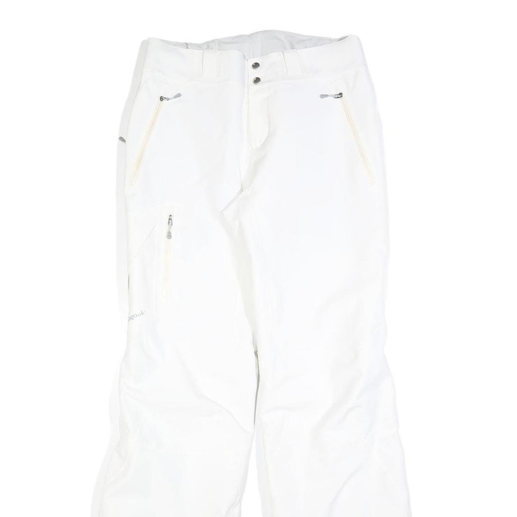 PATAGONIA Lined Womens White Regular Fit Straight Leg Trousers W32 L32
