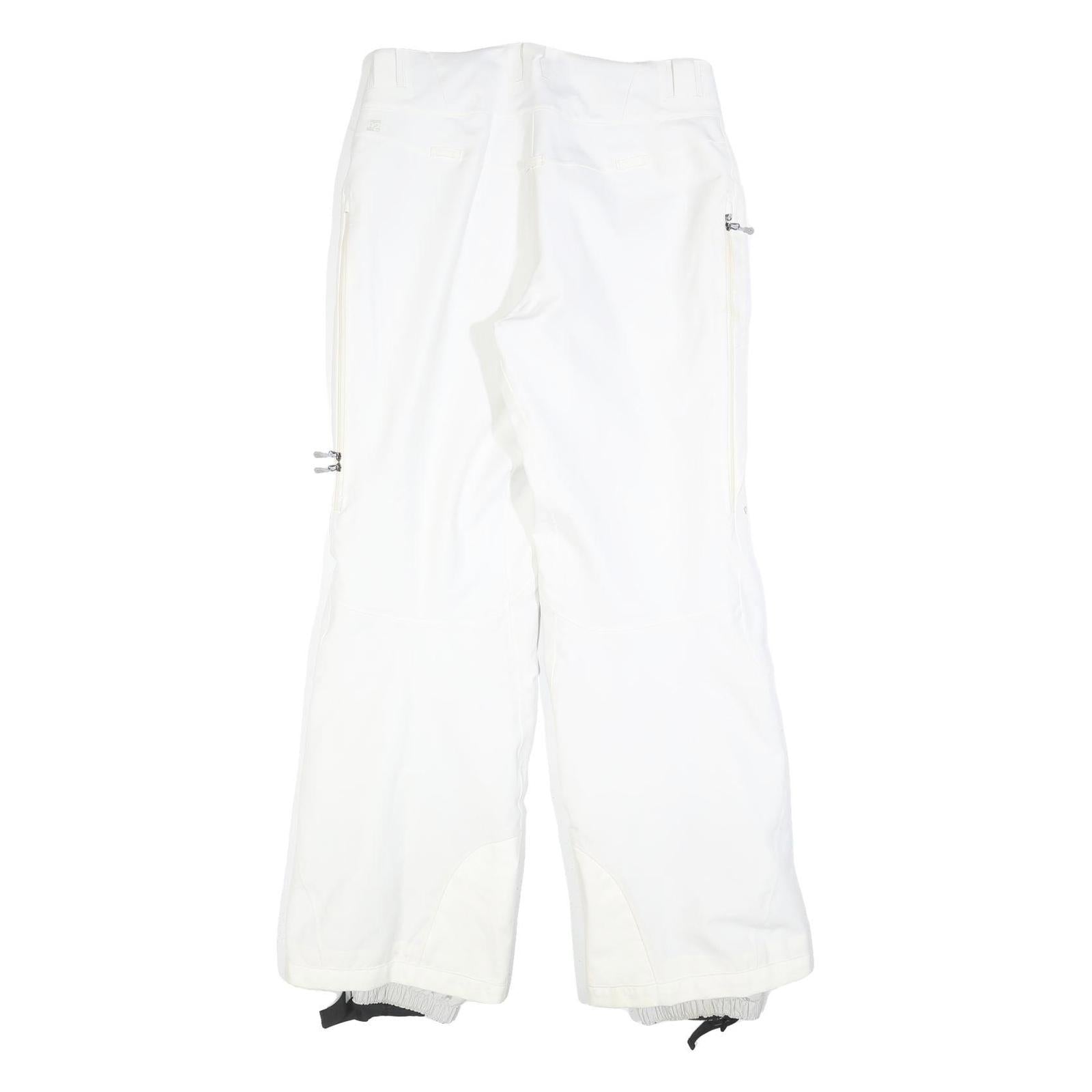 PATAGONIA Lined Womens White Regular Fit Straight Leg Trousers W32 L32