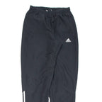 ADIDAS Womens Track Pants Black Tapered S W25 L31