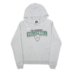 NIKE Womens Grey The Academy Volleyball Pullover Hoodie L Cotton Blend