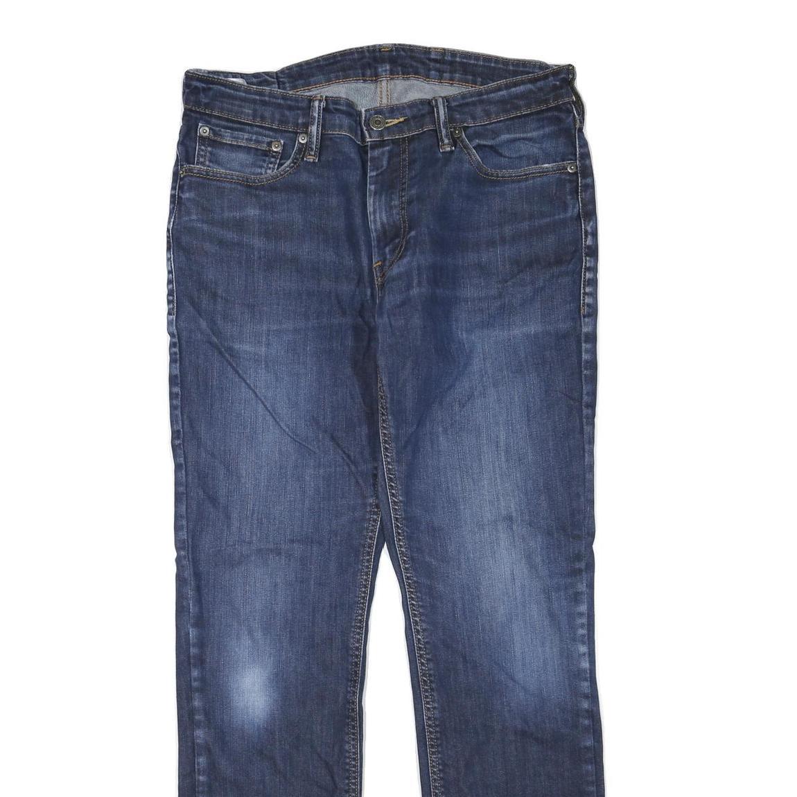 LEVI'S 511 Slim Womens Jeans Blue Regular Denim W33 L32 Stylish Comfortable