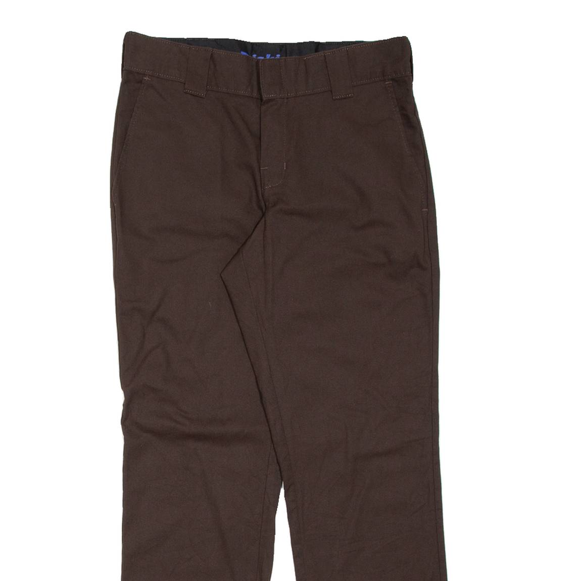 DICKIES Chino Mens Trousers Brown Regular Straight W28 L30