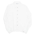 ZARA BASIC Womens Shirt White Collared Long Sleeve M