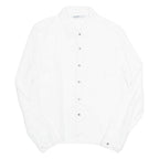 ZARA BASIC Womens Shirt White Collared Long Sleeve M