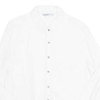 ZARA BASIC Womens Shirt White Collared Long Sleeve M