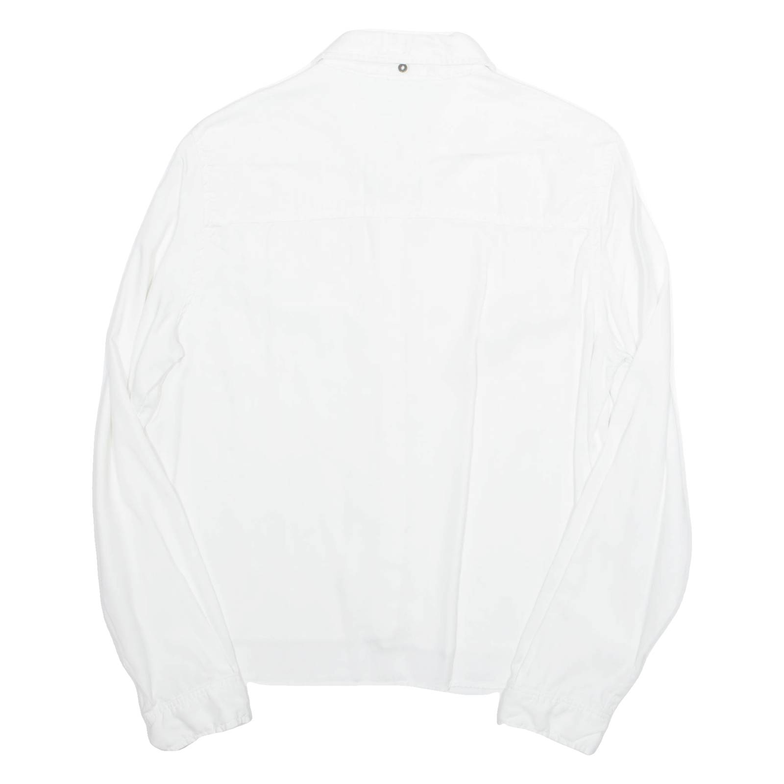 ZARA BASIC Womens Shirt White Collared Long Sleeve M
