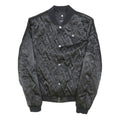 G-STAR Womens Black Bomber Jacket M Polyester Blend Quilted Button Closure